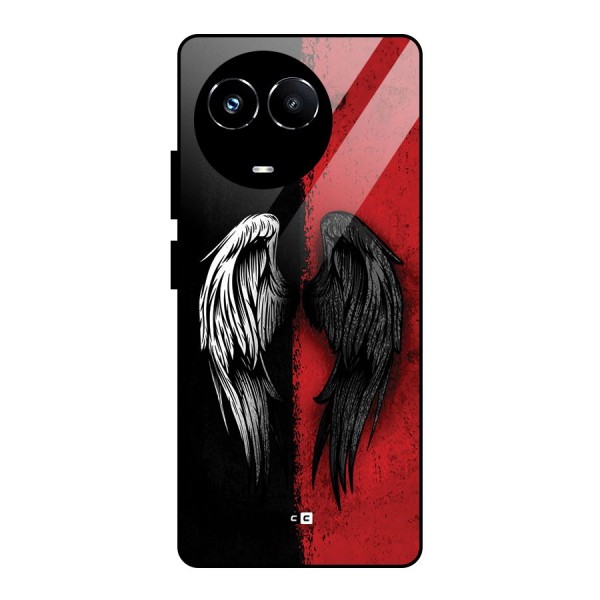 Angle Demon Wings Glass Back Case for Realme 11X