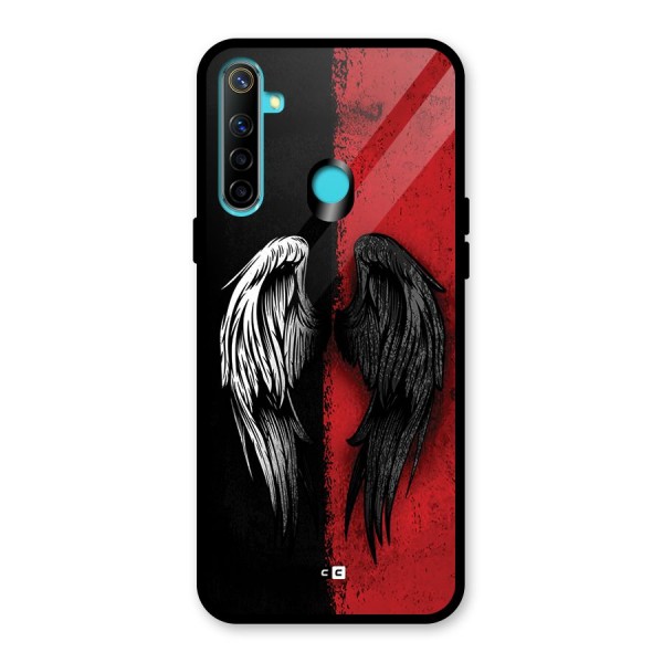 Angle Demon Wings Glass Back Case for Realme 5