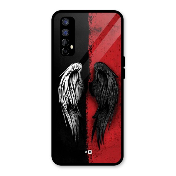 Angle Demon Wings Glass Back Case for Realme 7