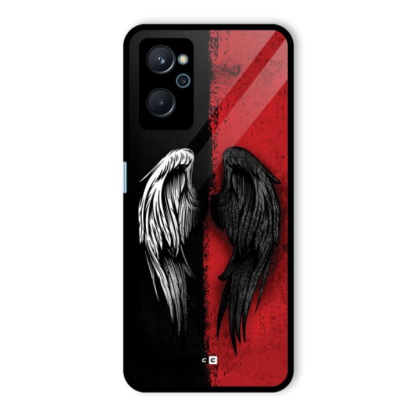 Angle Demon Wings Glass Back Case for Realme 9i