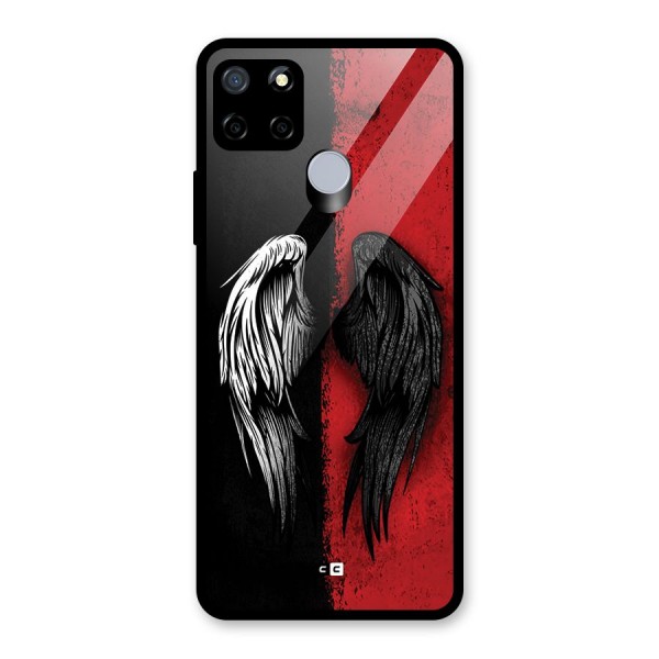 Angle Demon Wings Glass Back Case for Realme C15