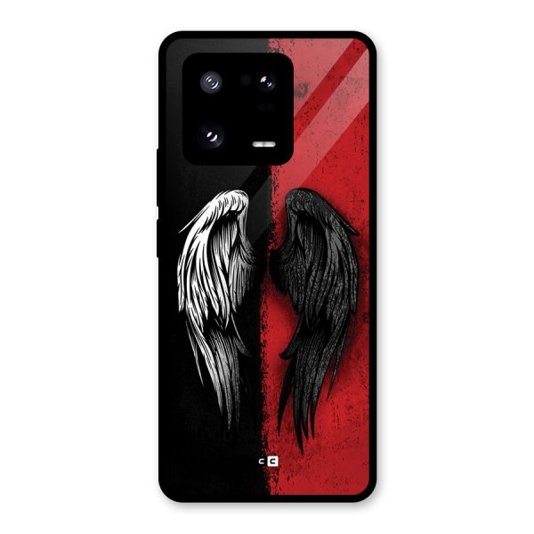 Angle Demon Wings Glass Back Case for Xiaomi 13 Pro