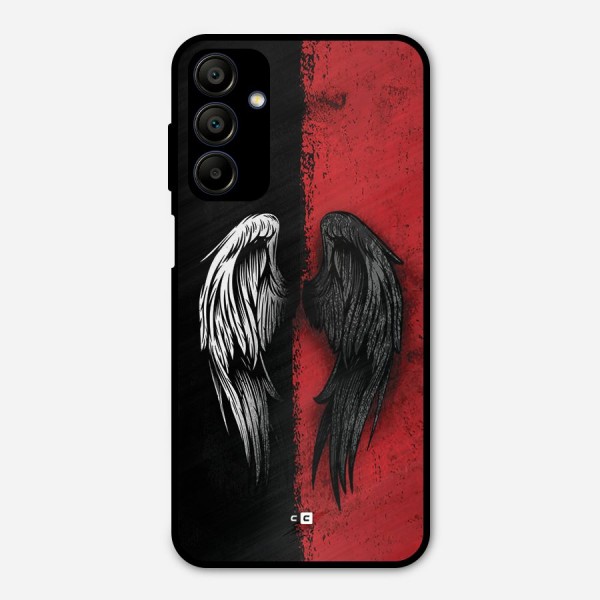 Angle Demon Wings Metal Back Case for Galaxy A15 5G