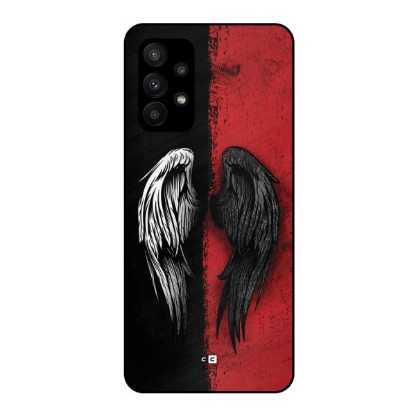 Angle Demon Wings Metal Back Case for Galaxy A23