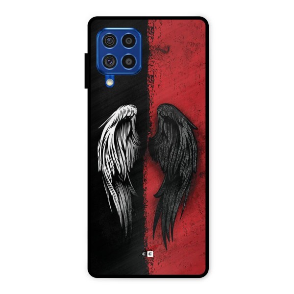 Angle Demon Wings Metal Back Case for Galaxy F62