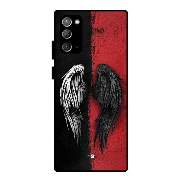 Angle Demon Wings Metal Back Case for Galaxy Note 20