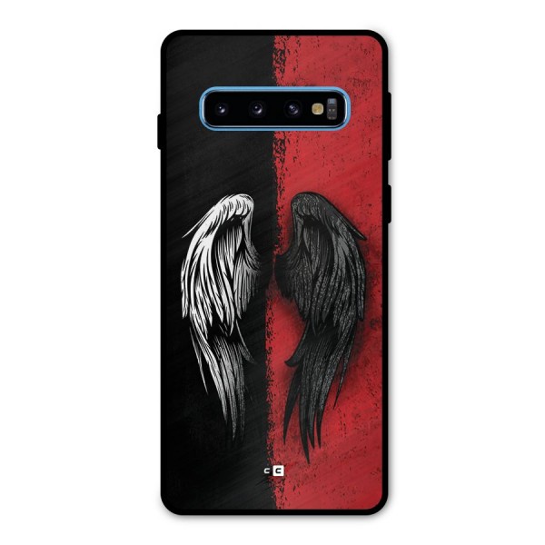 Angle Demon Wings Metal Back Case for Galaxy S10