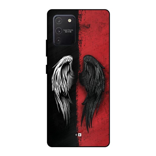 Angle Demon Wings Metal Back Case for Galaxy S10 Lite