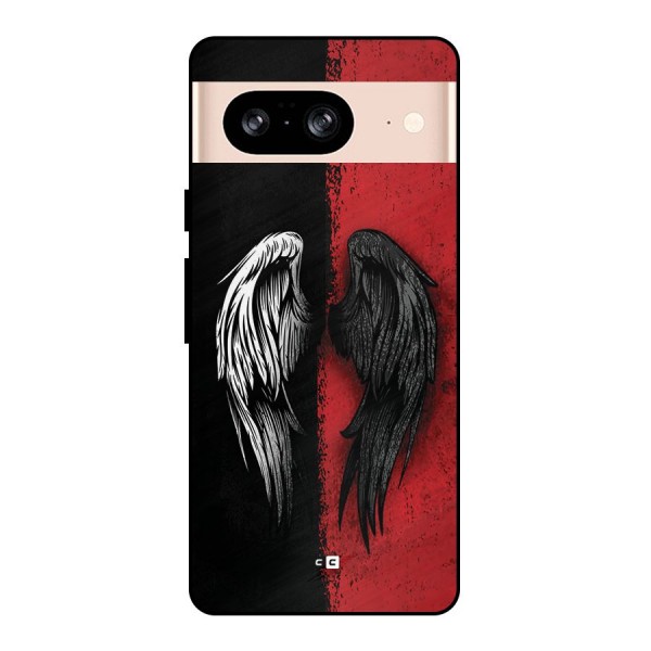 Angle Demon Wings Metal Back Case for Google Pixel 8