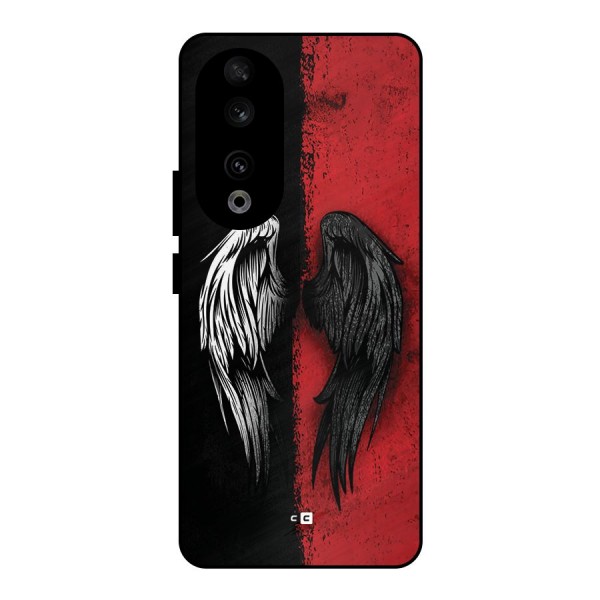 Angle Demon Wings Metal Back Case for Honor 90