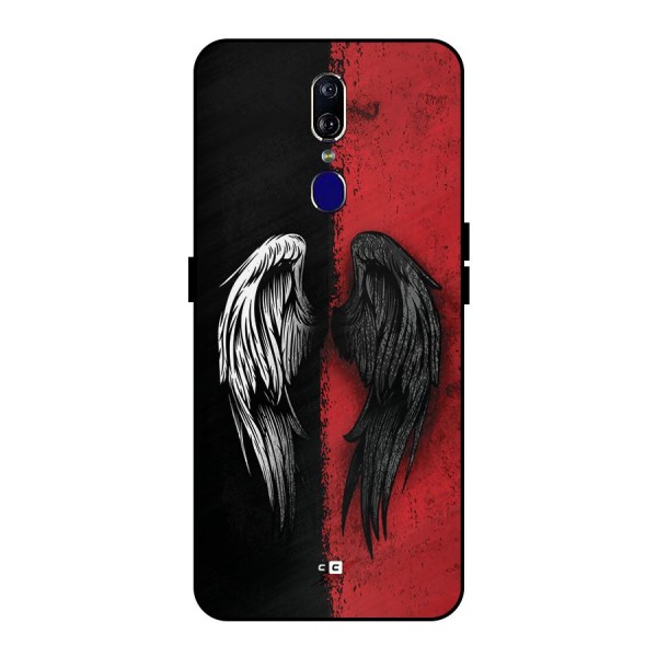 Angle Demon Wings Metal Back Case for Oppo F11