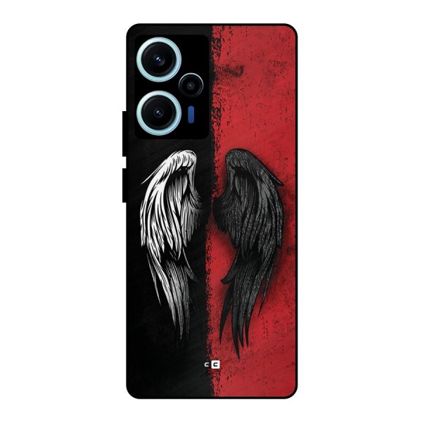 Angle Demon Wings Metal Back Case for Poco F5