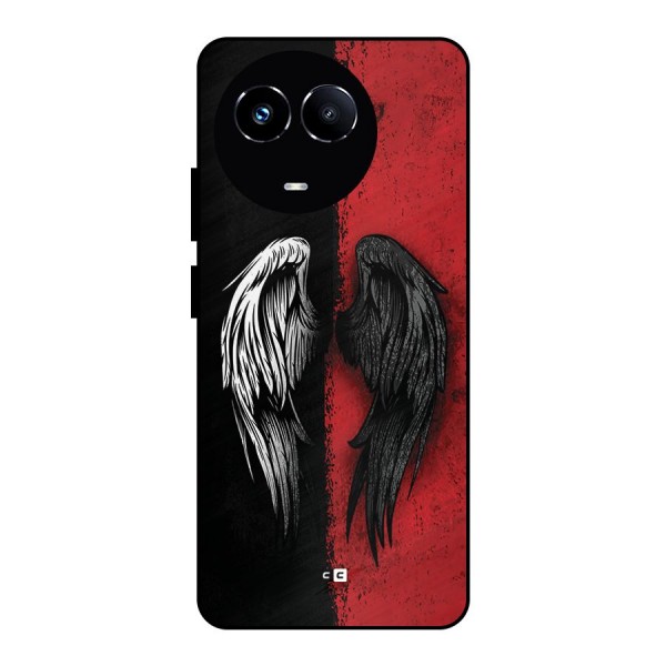 Angle Demon Wings Metal Back Case for Realme 11 5G