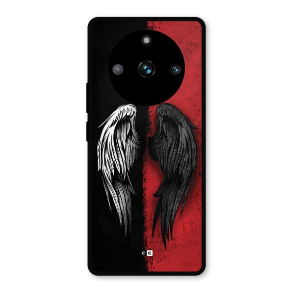 Angle Demon Wings Metal Back Case for Realme 11 Pro Plus