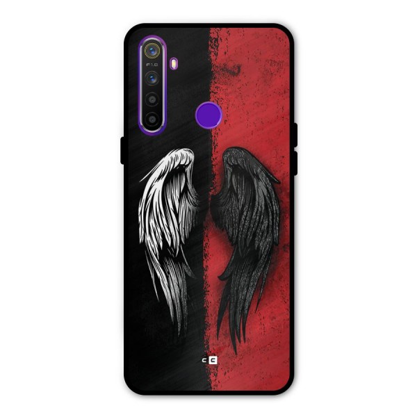 Angle Demon Wings Metal Back Case for Realme 5i