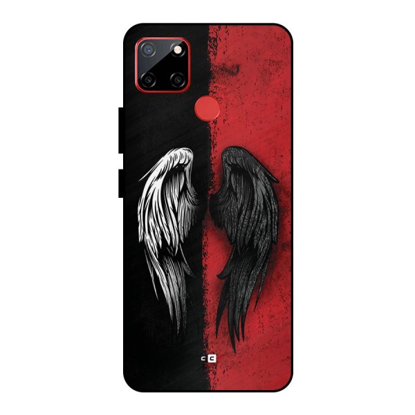 Angle Demon Wings Metal Back Case for Realme C12