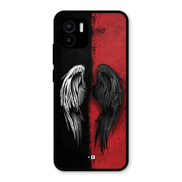 Angle Demon Wings Metal Back Case for Redmi A2