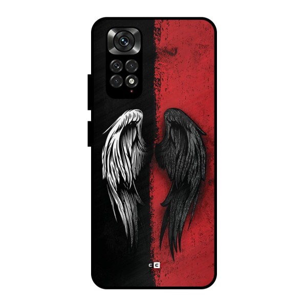 Angle Demon Wings Metal Back Case for Redmi Note 11 Pro
