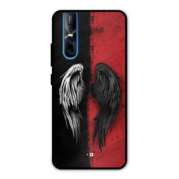 Angle Demon Wings Metal Back Case for Vivo V15 Pro