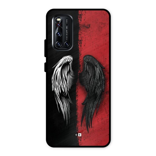 Angle Demon Wings Metal Back Case for Vivo V19