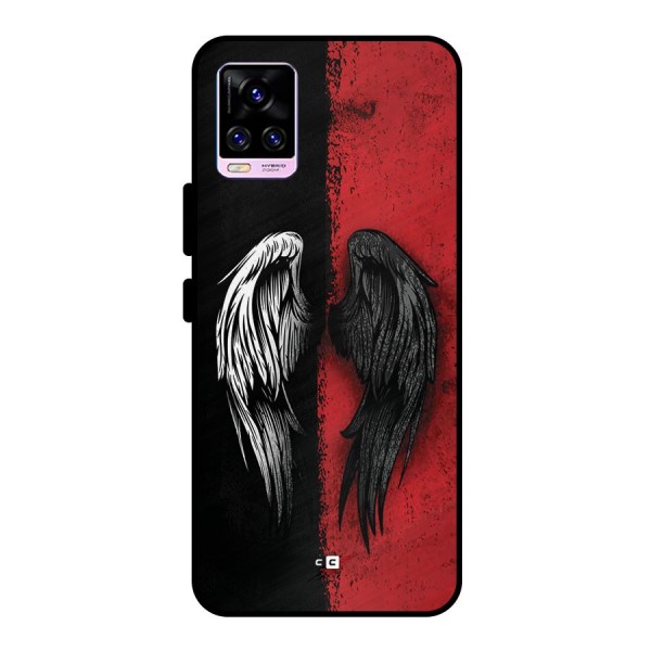 Angle Demon Wings Metal Back Case for Vivo V20 Pro