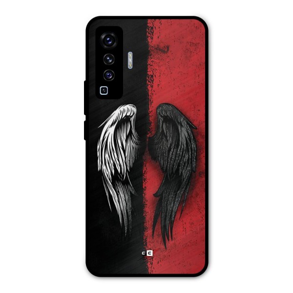 Angle Demon Wings Metal Back Case for Vivo X50