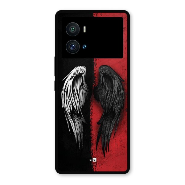 Angle Demon Wings Metal Back Case for iQOO 9 Pro