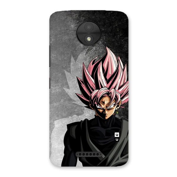 Angry Goku Back Case for Moto C