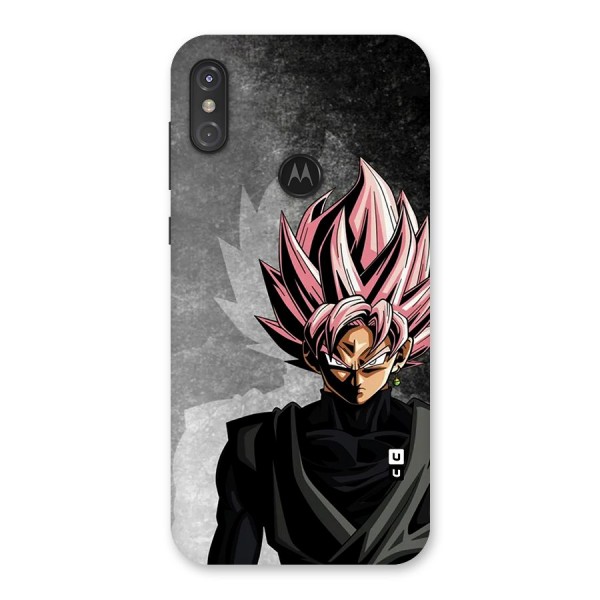 Angry Goku Back Case for Motorola One Power