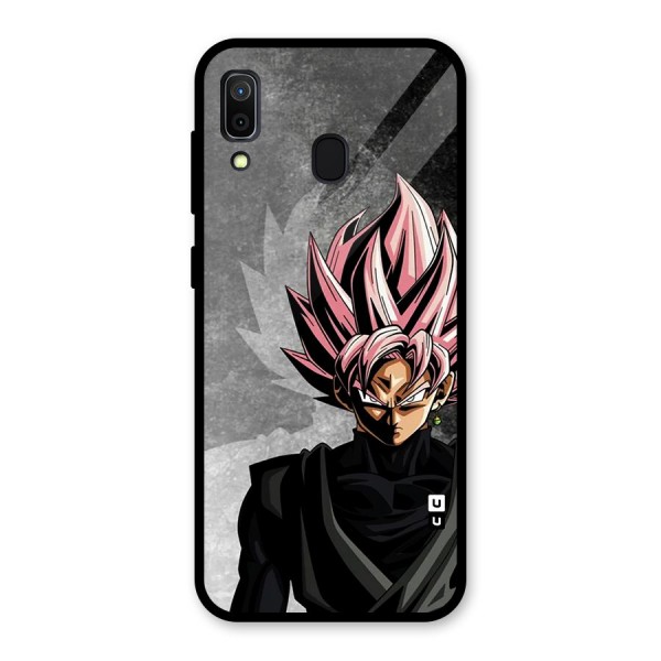 Angry Goku Glass Back Case for Galaxy A30