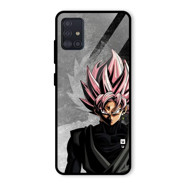 Angry Goku Glass Back Case for Galaxy A51