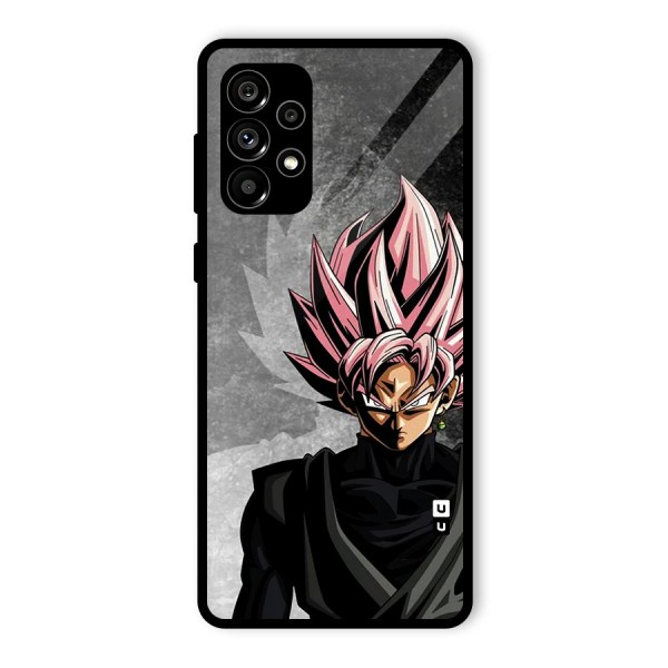 Angry Goku Glass Back Case for Galaxy A73 5G