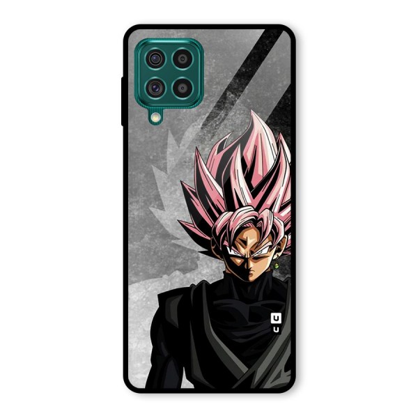 Angry Goku Glass Back Case for Galaxy F62