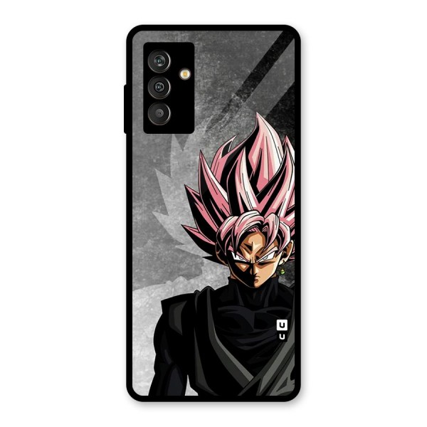 Angry Goku Glass Back Case for Galaxy M13