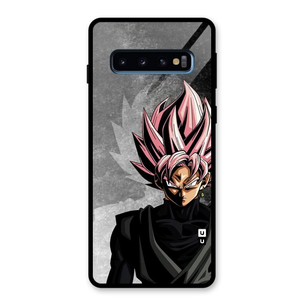 Angry Goku Glass Back Case for Galaxy S10