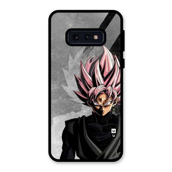 Angry Goku Glass Back Case for Galaxy S10e