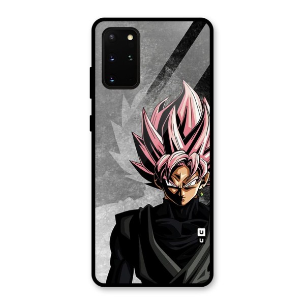 Angry Goku Glass Back Case for Galaxy S20 Plus