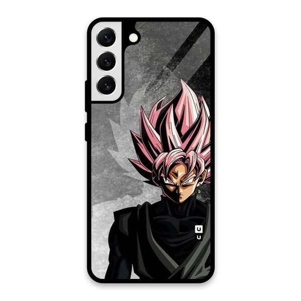 Angry Goku Glass Back Case for Galaxy S22 Plus 5G