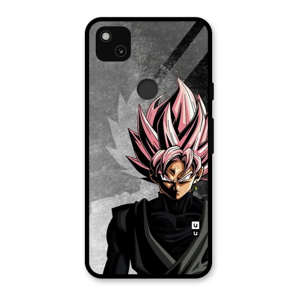 Angry Goku Glass Back Case for Google Pixel 4a