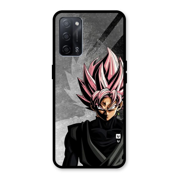 Angry Goku Glass Back Case for Oppo A53s 5G