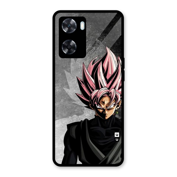 Angry Goku Glass Back Case for Oppo A77s