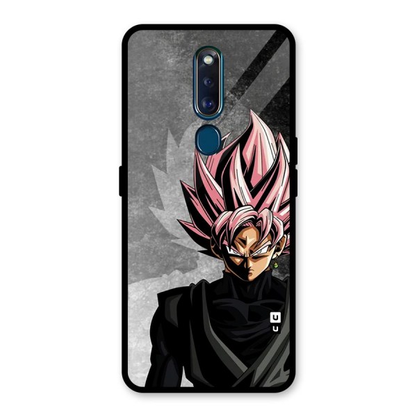 Angry Goku Glass Back Case for Oppo F11 Pro