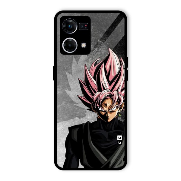 Angry Goku Glass Back Case for Oppo F21 Pro 4G