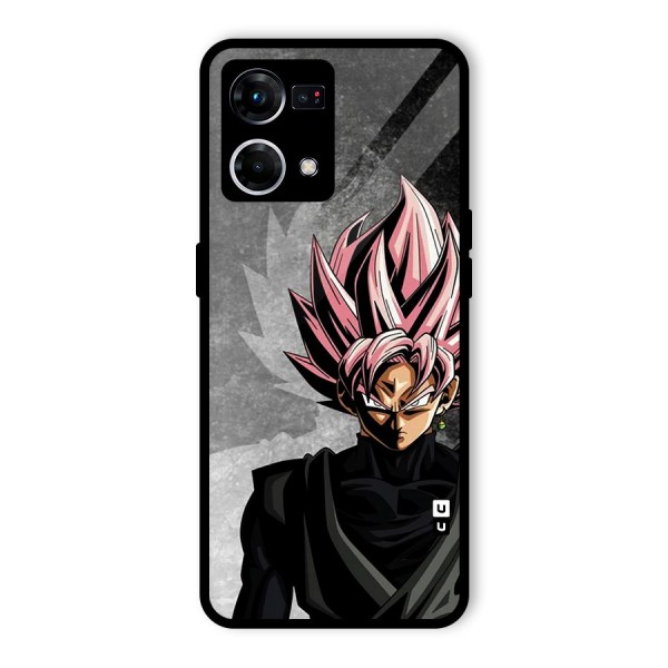 Angry Goku Glass Back Case for Oppo F21 Pro 5G