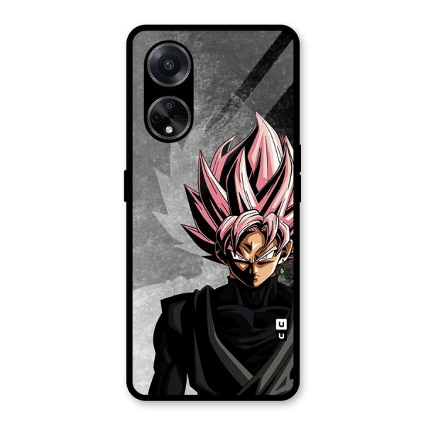 Angry Goku Glass Back Case for Oppo F23