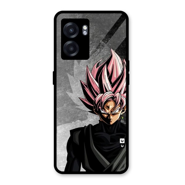 Angry Goku Glass Back Case for Oppo K10 (5G)