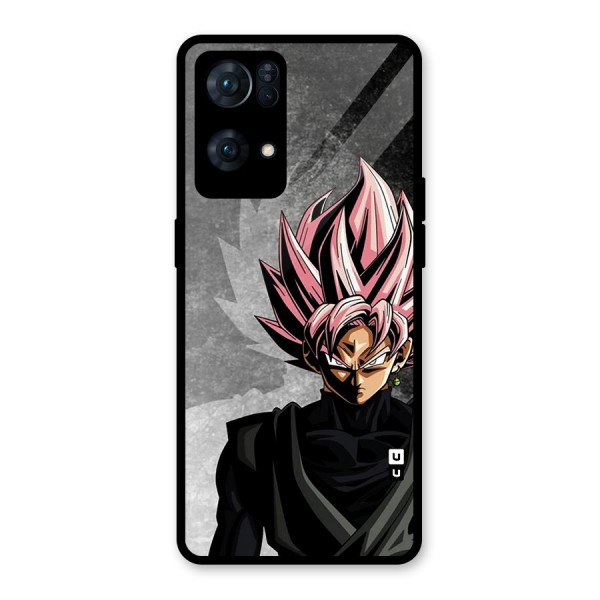 Angry Goku Glass Back Case for Oppo Reno7 Pro 5G