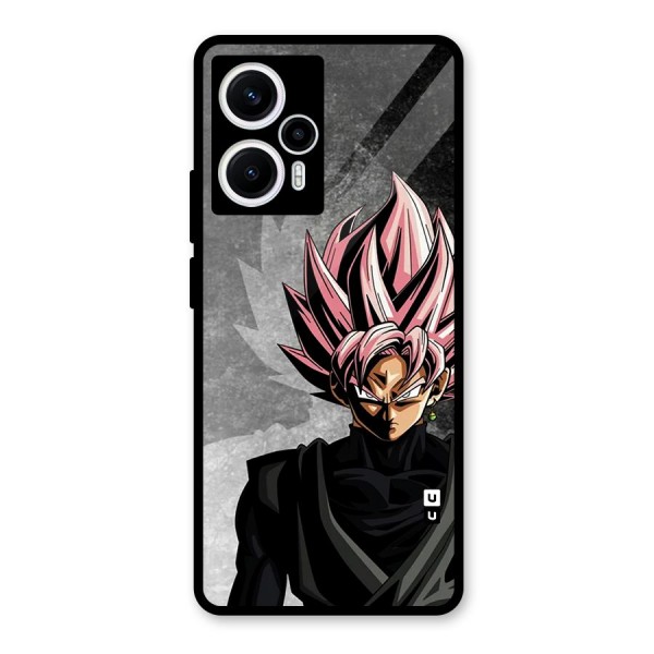 Angry Goku Glass Back Case for Poco F5