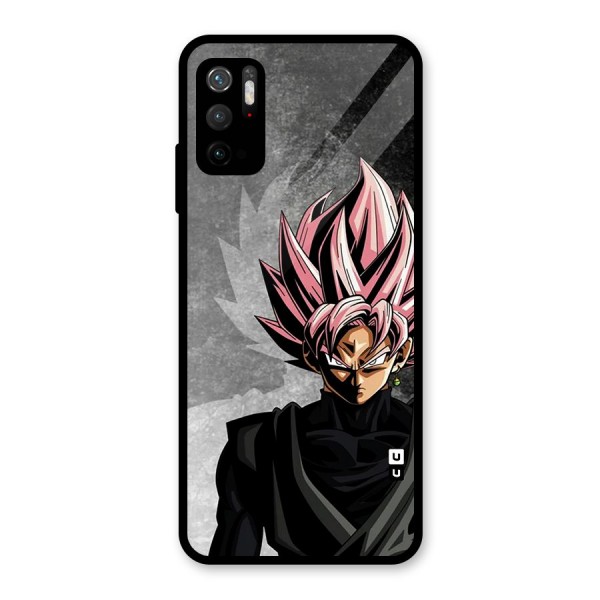 Angry Goku Glass Back Case for Poco M3 Pro 5G