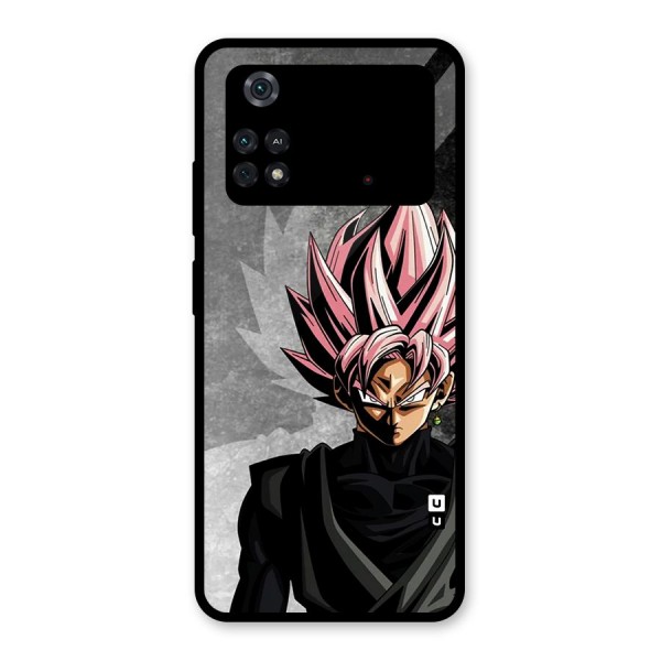 Angry Goku Glass Back Case for Poco M4 Pro 4G